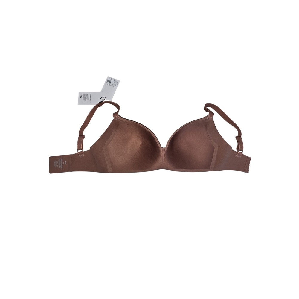 Knix WingWoman Contour Bra Sola Brown Wireless Molded Foam Cup 34E NWT